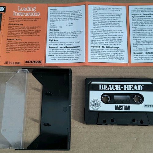 Beach Head Amstrad cassette like new