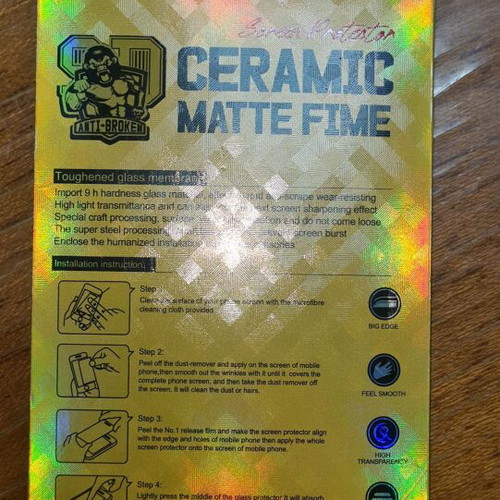 Ceramic screen protector for Xiaomi Redmi Note 12 Pro new