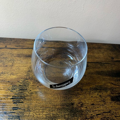 Schweppes set of 12 glasses new