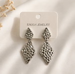 Earrings new, silver color