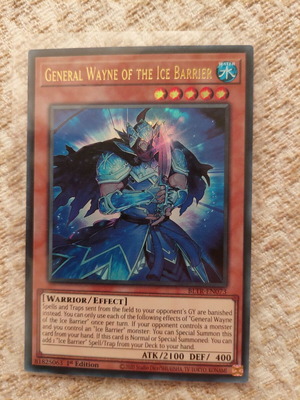 Yu-Gi-Oh General Wayne of the Ice Barrier ultra rare καινούργιο