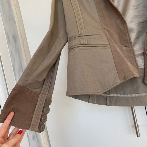 Vintage beige and brown jacket like new, spring autumn