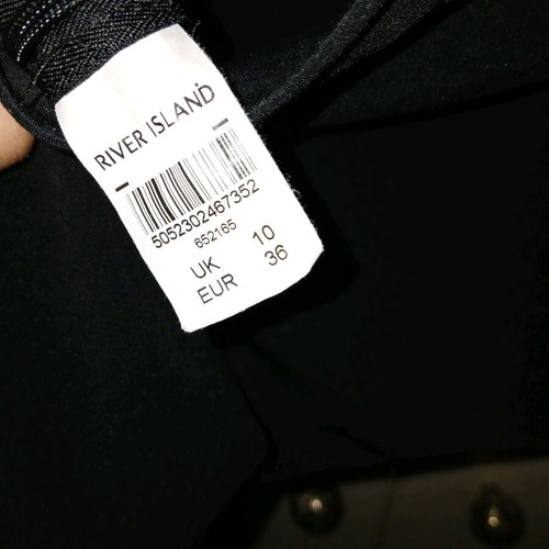 River Island jumper used, size S, black with belt