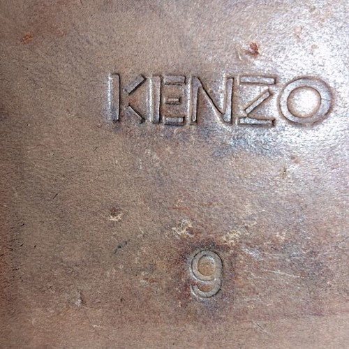 Kenzo elegant shoes like new, size 43, leather and fabric