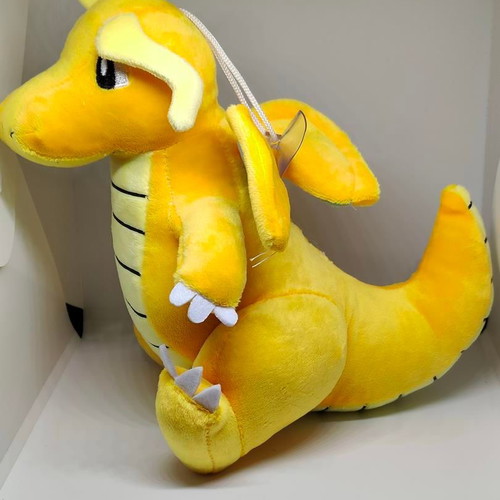 Pokemon Dragonite plush toy like new, yellow 20cm