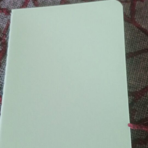 Mini green notebook, 14x9 cm