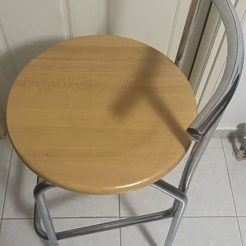 Bar stools like new, set of 2, seat height 74 cm