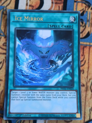 Ice Mirror κάρτα Yu-Gi-Oh! σαν καινούργιο, Ultra Rare
