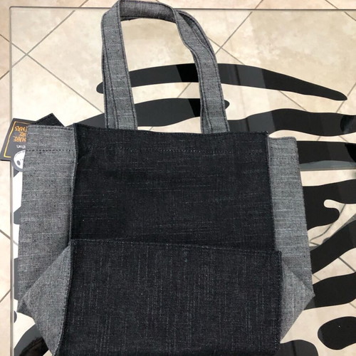 Nightmare Before Christmas Jack black and grey jean handbag new