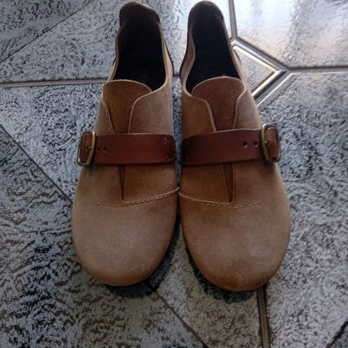 Pedro Garcia leather ballerina shoes like new, size 39, beige brown