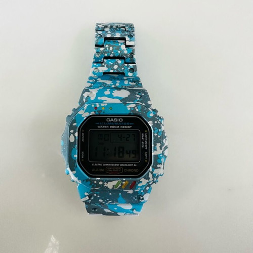 Casio G-Shock Illuminator DW-5600E Limited Edition mod like new, colorful watch