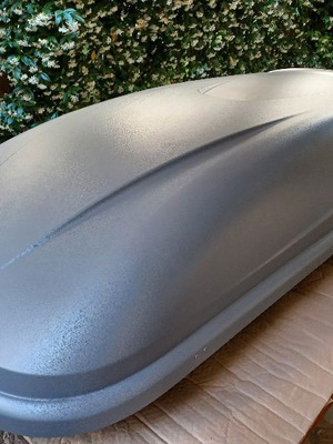 Thule Ocean 200 μπαγκαζιέρα οροφής 450L με μαύρες μπάρες μεταχειρισμένη