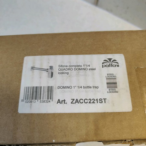 Paffoni siphon square washbasin ZACC221ST