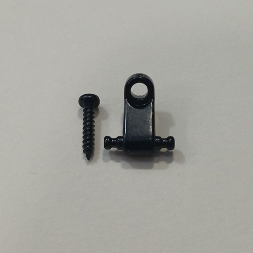 Roller String Tree Guitar String Guide with Screw and Anti-Rotation Pin, black