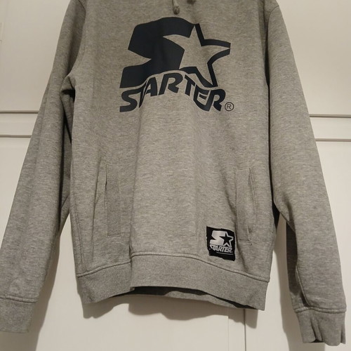 Starter hoodie sweatshirt like new, grey, size L