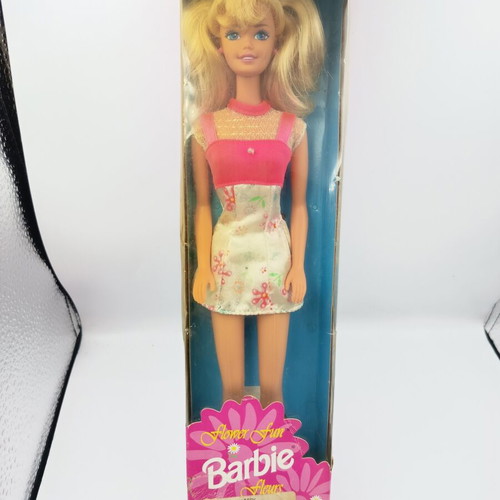 Flower Fun Barbie 1996 Mattel doll like new with original outfit and box