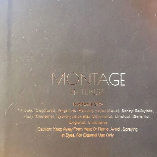 Montage Intense Grandeur Elite Eau de Parfum 100ml used unisex
