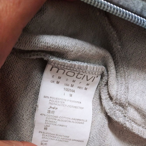 Motivi women's sports zip-up jacket, light grey