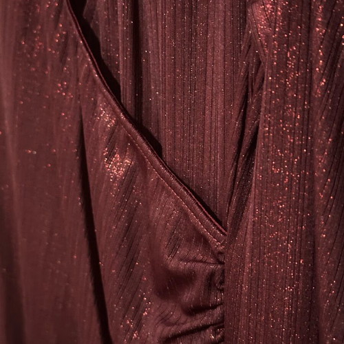 Metallic Red Dress New by Prague