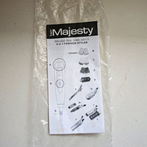 Hair Majesty 9-in-1 Hair Styler like new