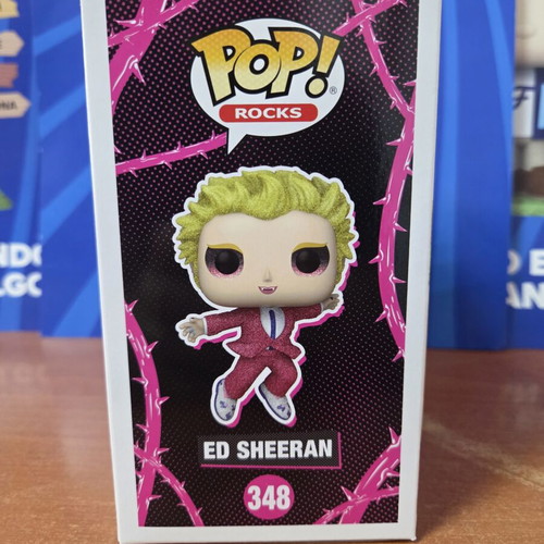 Funko Pop Rocks Ed Sheeran #348 Diamond Collection new figure