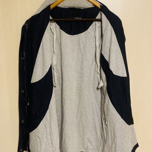 Fidele Windbreaker like new with hidden hood and cotton lining