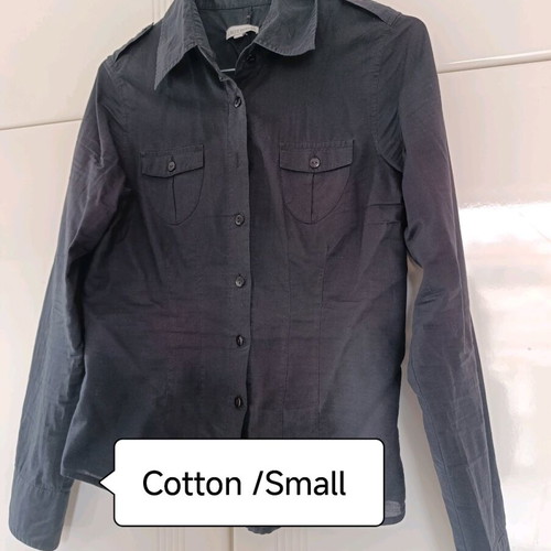 Black women's cotton shirt Small used
