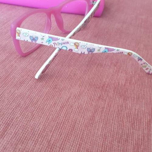 Swing princess children's myopia glasses frame like new pink multicolor