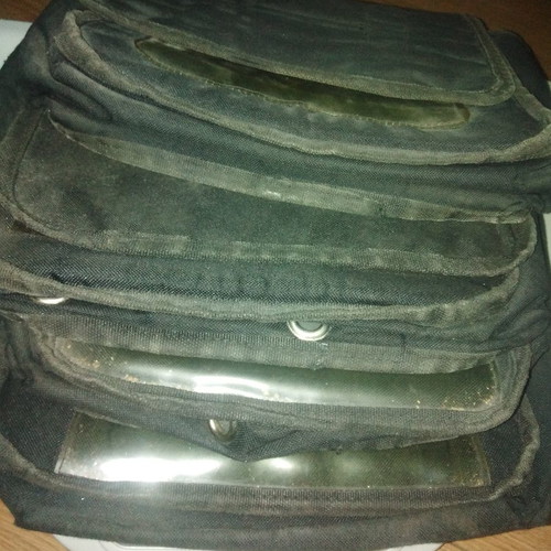 Insulated pizza delivery bags used, pack of 4