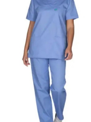 Medical scrubs like new, 2 blue 8XL and 1 black 8XL sets