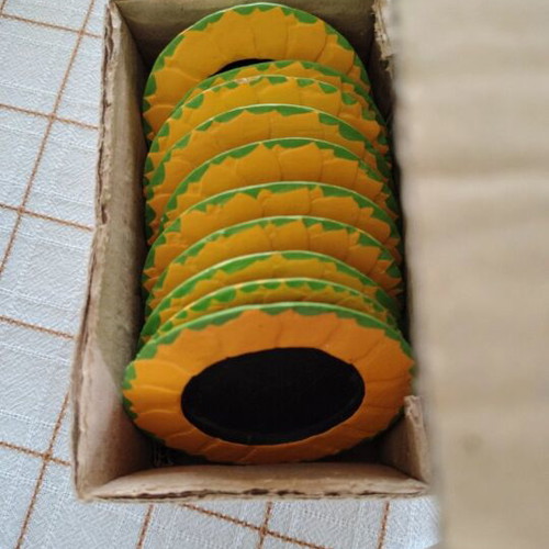 Wooden sunflower handmade coasters new