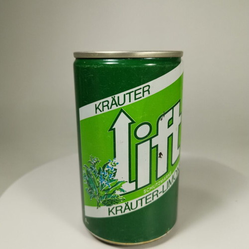 Krauter Lift Limonade soda can vintage, used