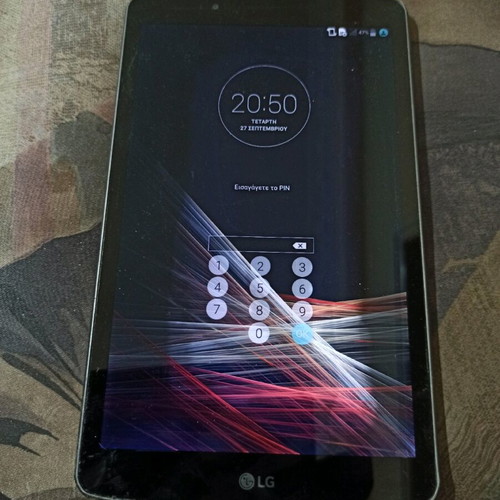 Lg tablet V495 used for parts with screen issue without charger