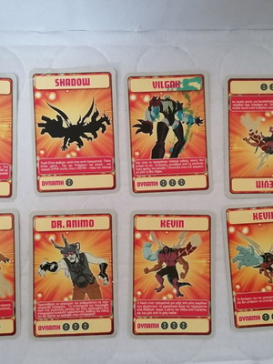 Ben 10 cards used, set of 27 pieces