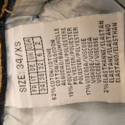 Celestino elastic jean pants new, blue, size XS