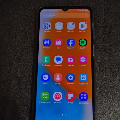 Samsung Galaxy A23 5G 128GB light blue like new with 9 cases