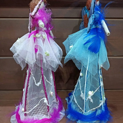 Vintage fairies with storage like new, set of 2 pieces