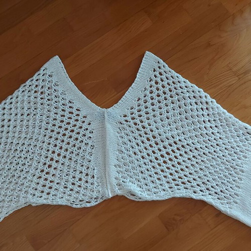Asymmetric blouse white one size Scandalo like new
