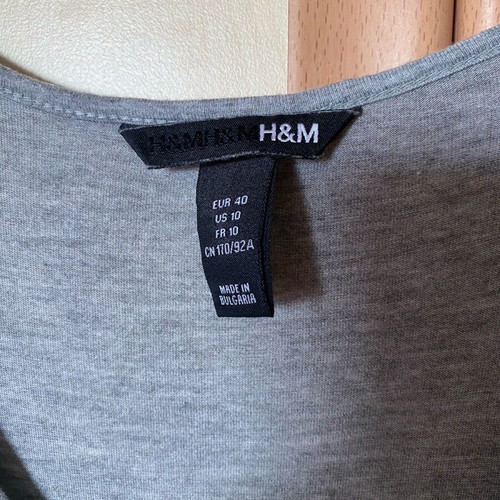 H&M dress grey mini with sequins like new