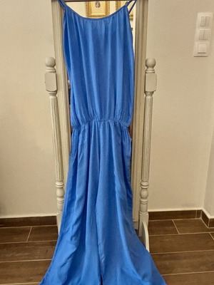 Jumpsuit Regalinas μεταχειρισμένο, με ρυθμιζόμενα τιραντάκια, μπλε τιρκουάζ