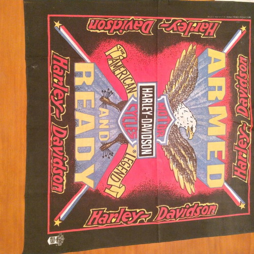 Harley Davidson bandana like new, colorful fabric