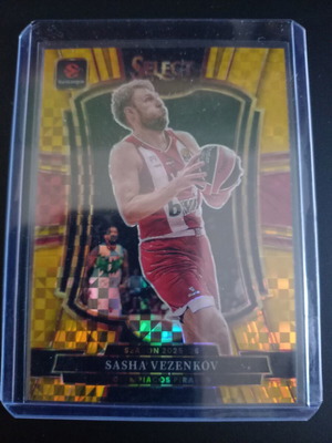 Sasha Vezenkov Gold Euroleague Select card new