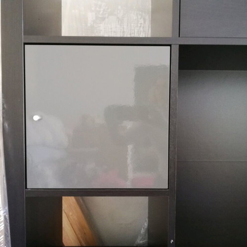 Ikea Kallax TV Unit like new, 180x180 cm, black matte cabinets