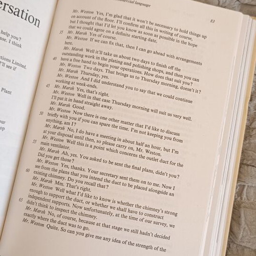 English learning books like new, hardcover editions from 1970