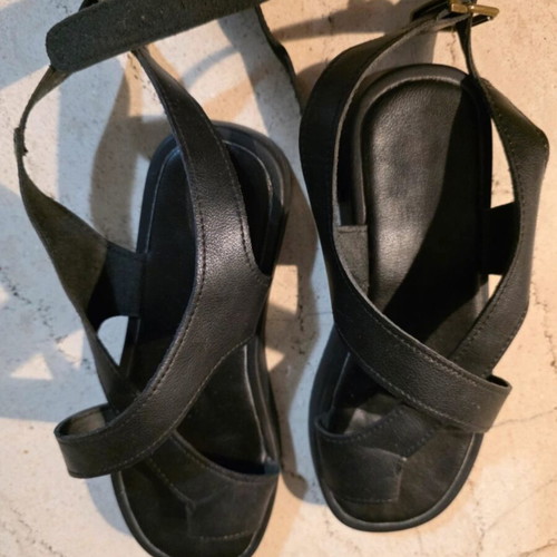 Shein black sandals like new, size 36