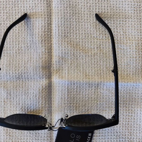 Solo-Solis NDL1557 sunglasses new with silver finish and black frame