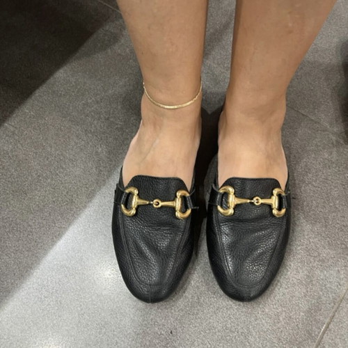 Sante mules like new, leather with rubber sole, anatomical