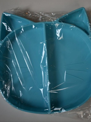 Babywise Silicone Plate Blue Fox Design
