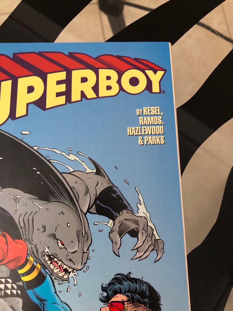 Superboy 9 selling Rare DC Logo 1st King Shark