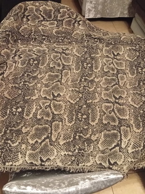 Sofa cover like new, gray black, 1.75x3 m